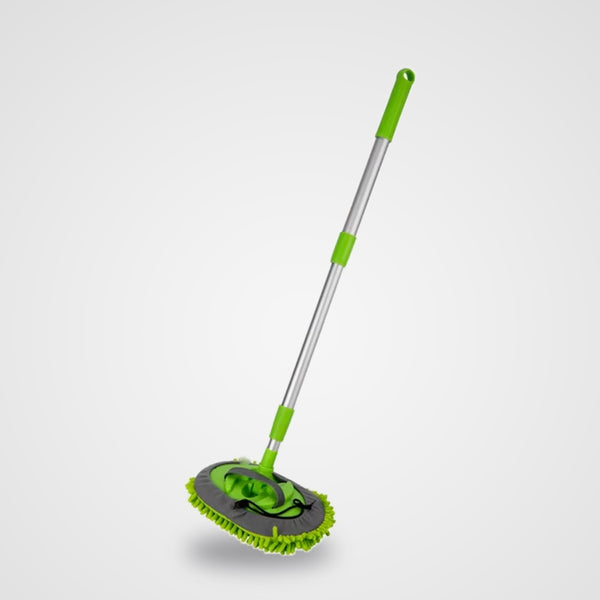 Balai de lavage télescopique à tête orientable pour voiture